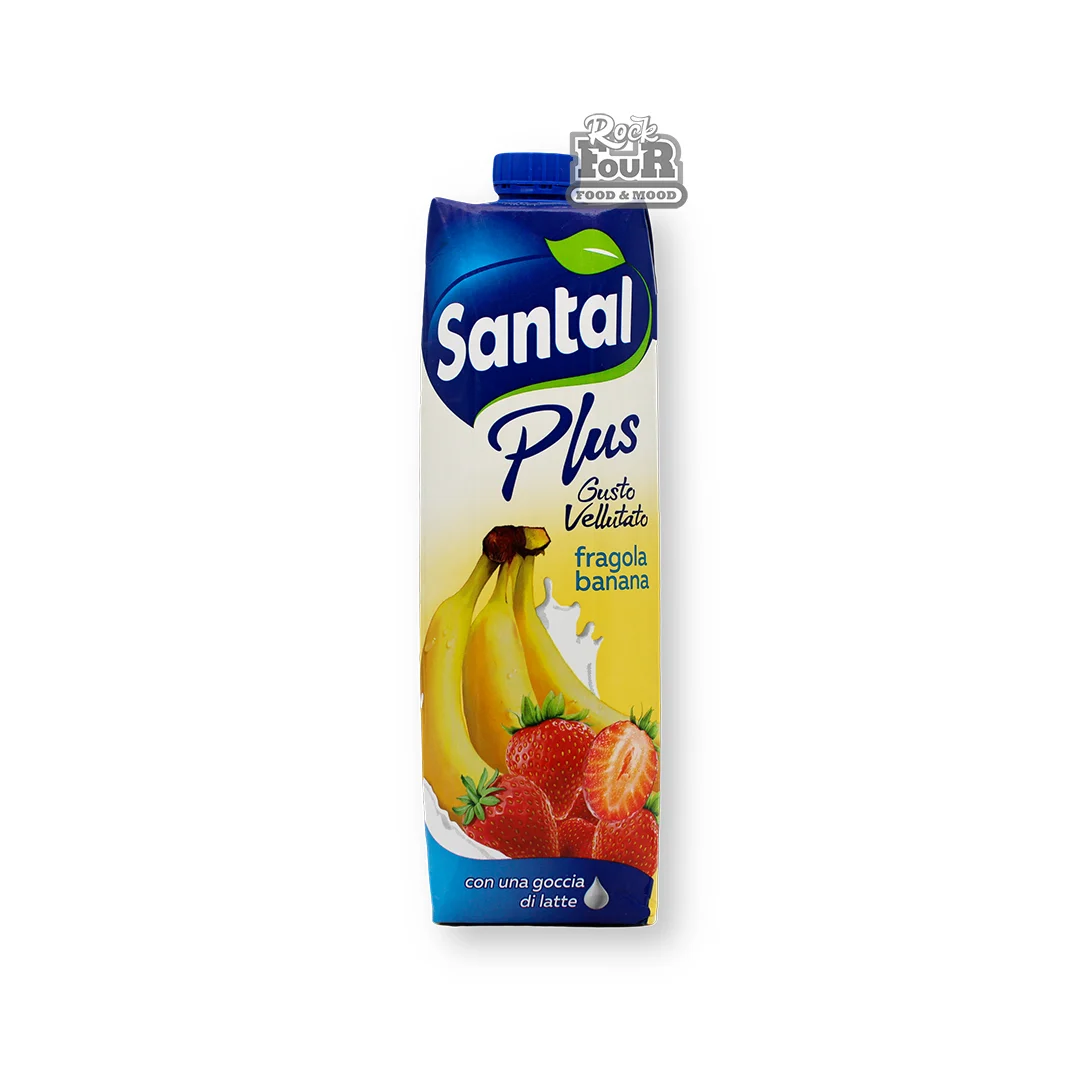 Nectar "Santal Plus" banana and strawberry with milk 1l
